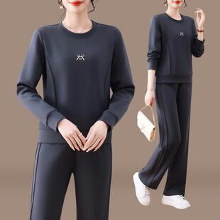 运服套装女年韩春87742958装新款时尚洋气懒动风版高级感休闲慵两