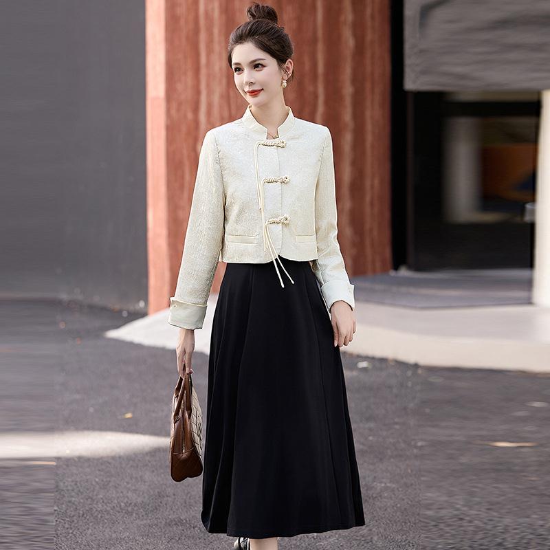 龄小香风套装女ZMAN8808早春新时尚洋气时款髦减感设计高端减龄两