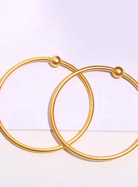 开口万能磨砂手镯女可打开串珠