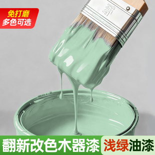 柜子衣柜翻新改色漆家具自刷旧木柜橱柜改造水性木器漆油刷漆喷漆