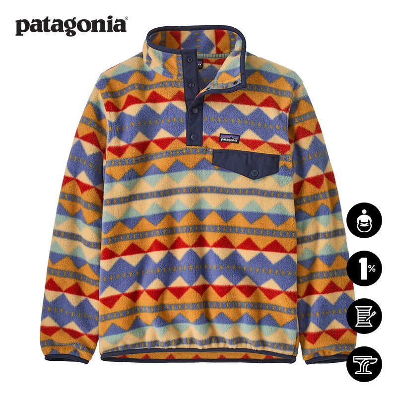 大童抓绒套头衫 Synchilla Snap-T 65572 patagonia巴塔哥尼亚