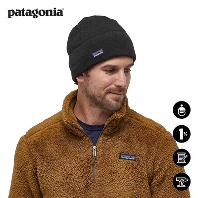 patagonia冬季保暖抓绒帽