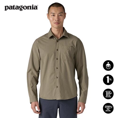 patagonia男士长袖速干衬衫