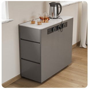 岩板岛台餐桌2025新款小户型厨房可移动实木智能导台一体式可定制