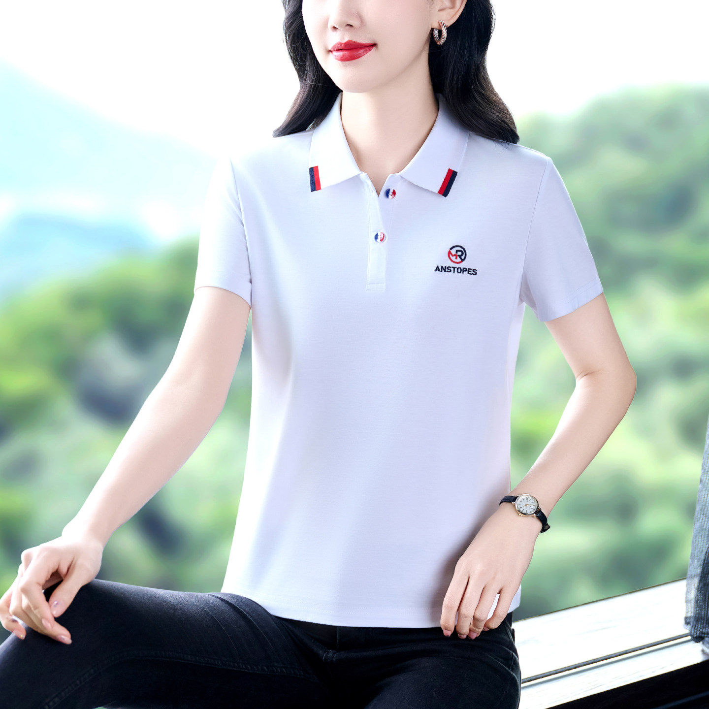 工作服T恤定制翻领polo衫文化广告工装企业短袖刺绣印字logo订制