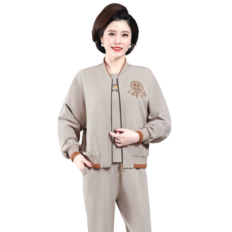 运动服套装女春秋四件套