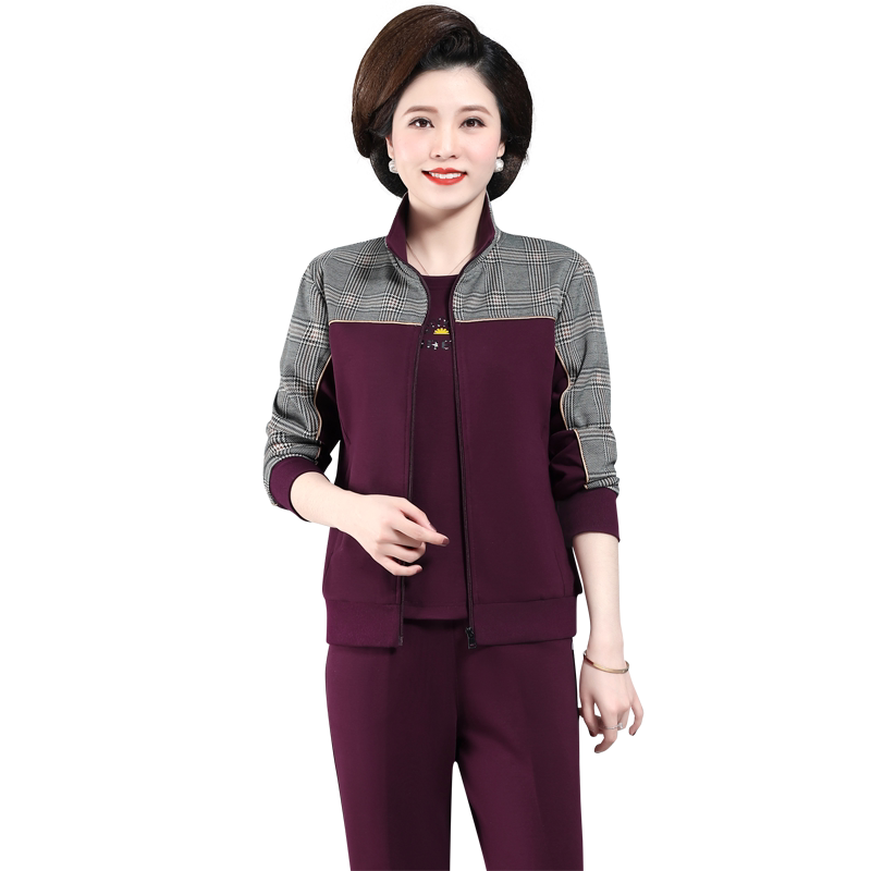 运动服套装女春秋四件套