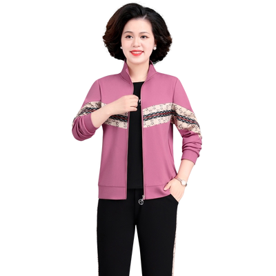 妈妈春装外套洋气中年妇女
