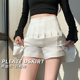 2025新款 百褶裙女夏季 薄款 高腰显瘦a字半身裙jk小个子学院风短裙