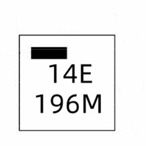丝印代码14E 17E 196M 封装QFN DFN8脚 贴片芯片