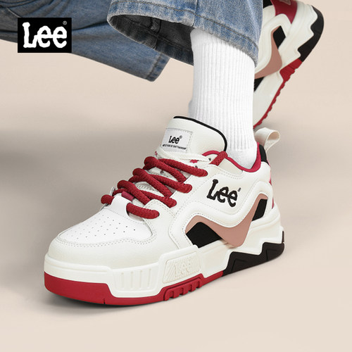 Lee厚底增高百搭面包鞋