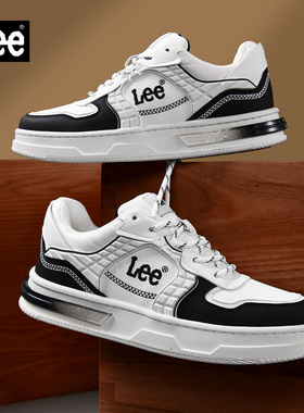 Lee男鞋2026新款潮牌厚底增高休闲板鞋春秋季高级感百搭低帮鞋子