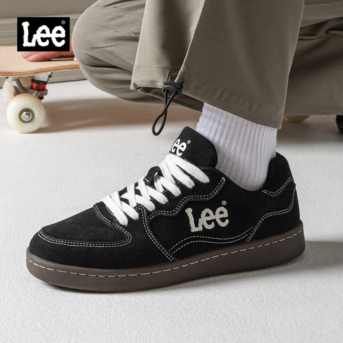 Lee真皮透气百搭德训鞋