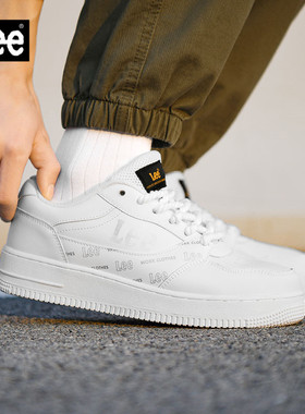 Lee男鞋小白鞋男款高级感2026新款运动白色板鞋厚底情侣休闲鞋潮