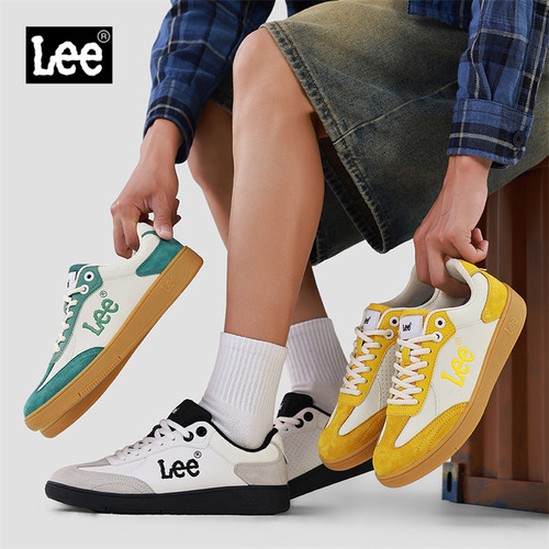 Lee男士透气拼色运动德训鞋