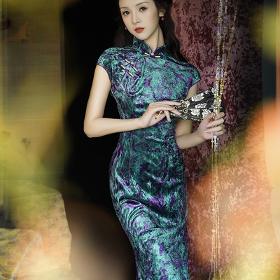 民国风旗袍2025新款高端大气上档