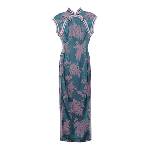 旗袍新款2024新款女改良新中式年轻款少女日常可穿高贵长款连衣裙