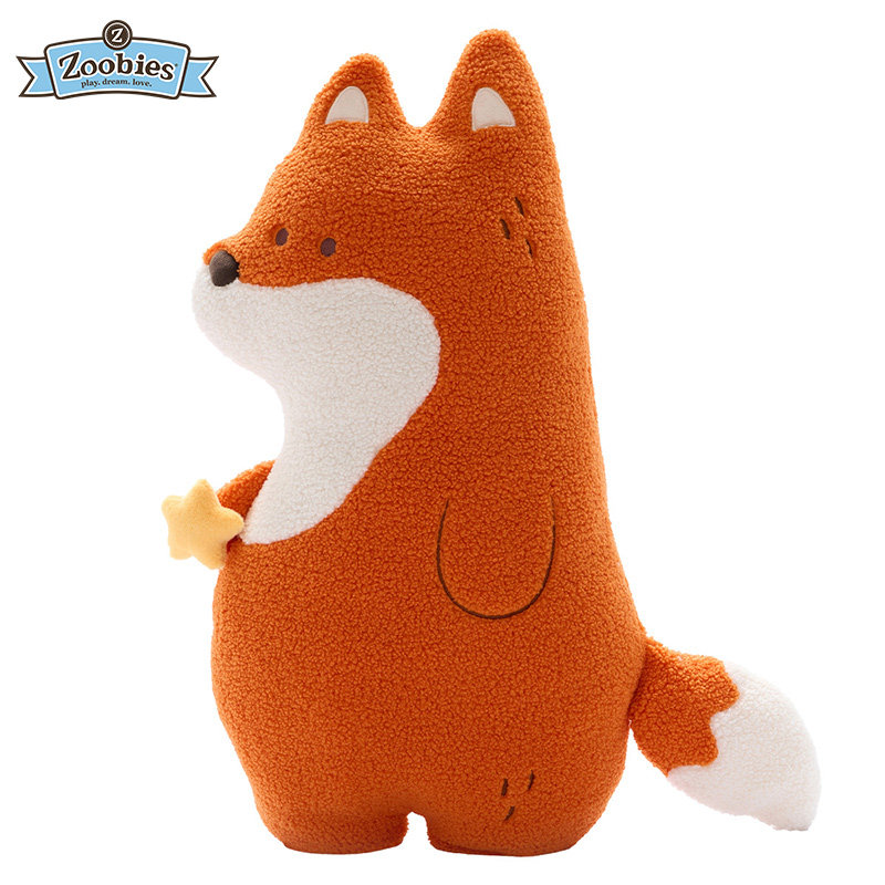 zoobies毛绒动物抱枕玩偶Q萌可爱柔软舒适治愈居家办公小枕头礼物
