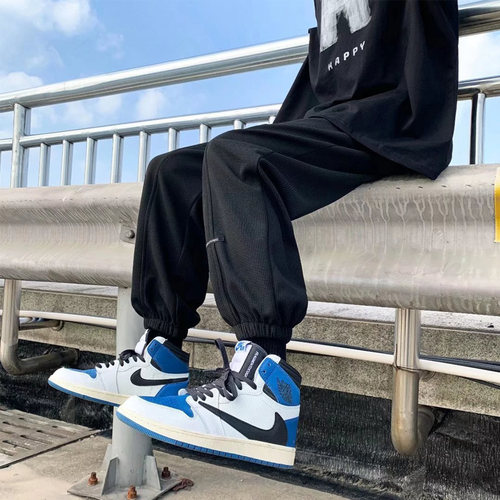 春秋潮流百搭宽松休闲运动裤