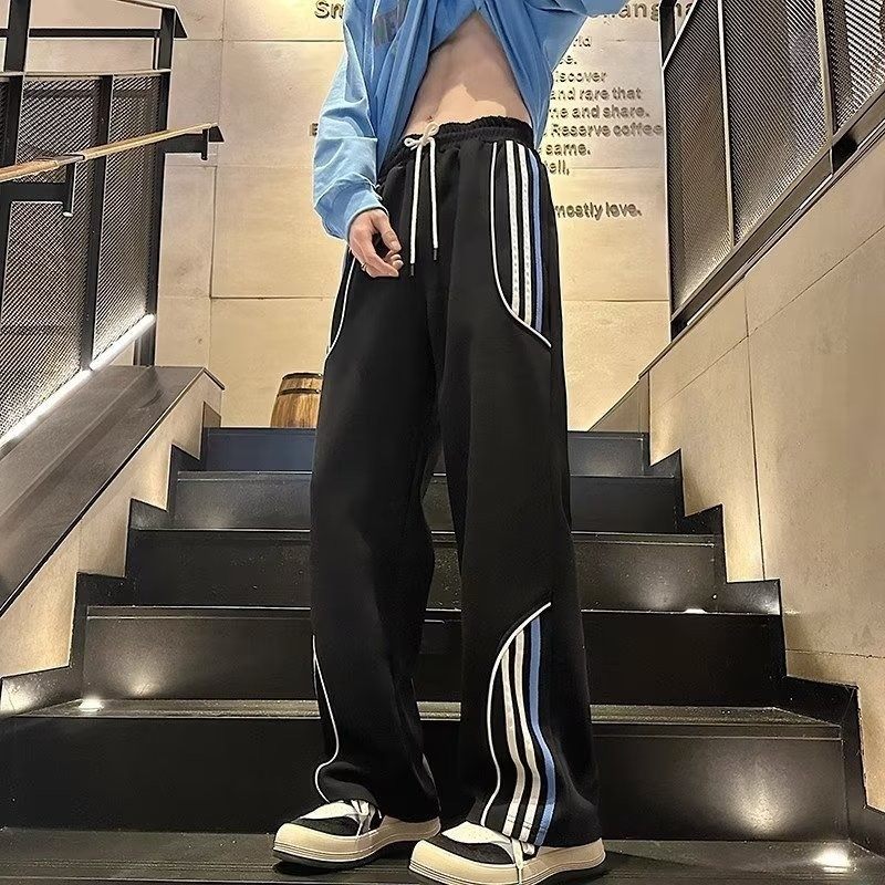 设计感小众裤子男款黑色2025年超火的新款今年流行爆款夏天休闲裤