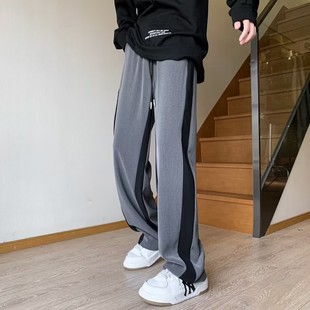 裤子潮牌痞帅炸街男显瘦高级感2025新款今年流行爆款青少年初中生