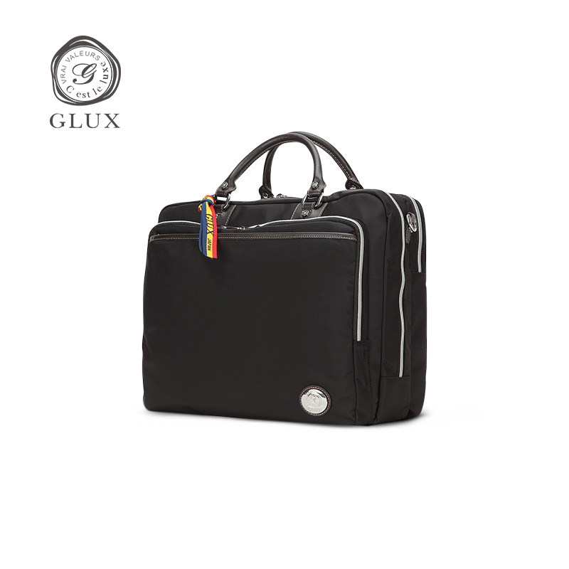 glux男士商务包横款电脑牛津布