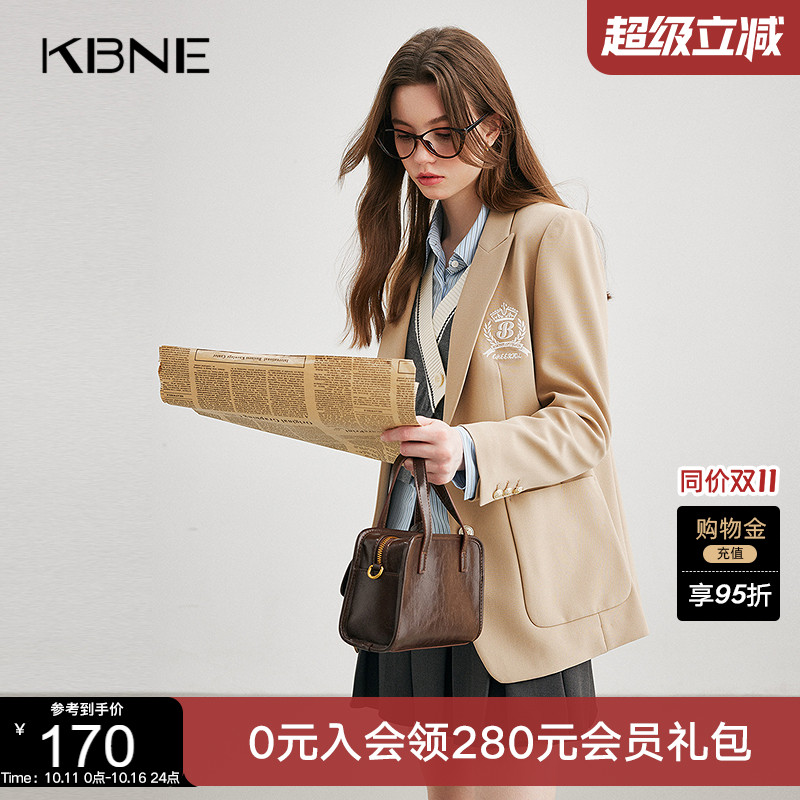 KBNE【商场同款】西装外套女爆款小个子2025春季新款高级感小西服