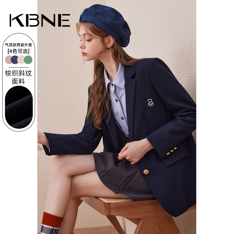 西装外套女小个子kbne2026春装新款韩版显瘦休闲今年流行小西服