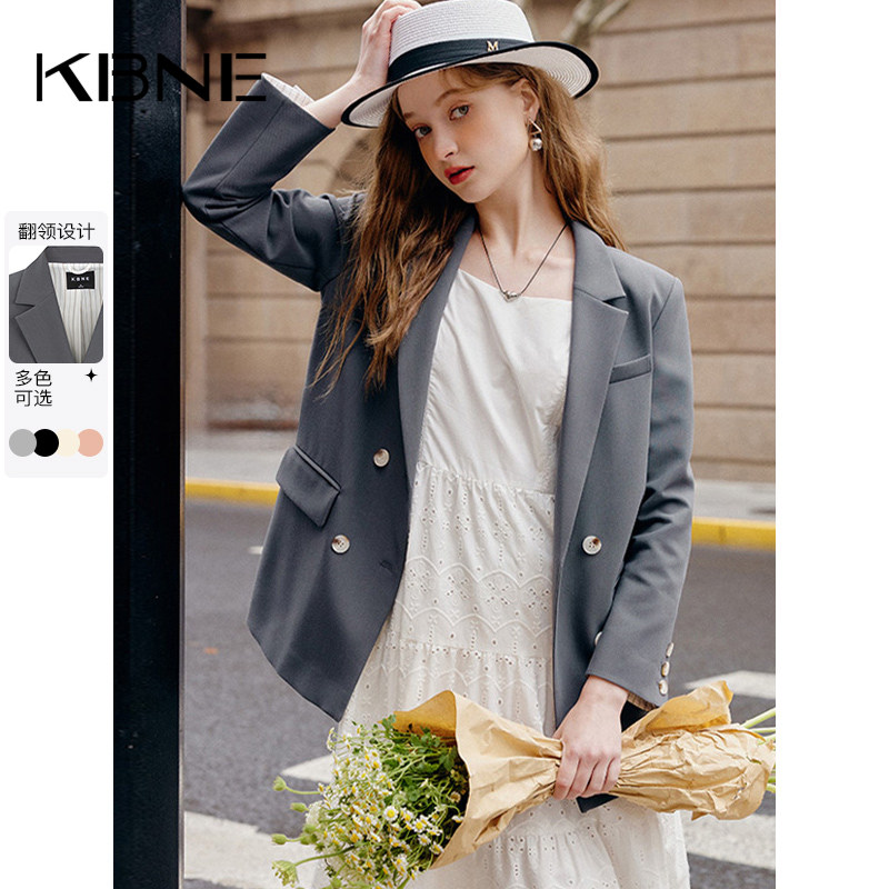 KBNE西装外套女小个子休闲职业装上衣2026春季新款超好看小西服