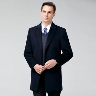 男士 呢大男中长款 毛羊毛呢子外套流行羊绒衣呢衣 2030秋冬季 新风款