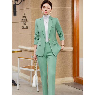 职业装高西端装套女装气质女神范春秋试正装春建行售楼部工AL7195