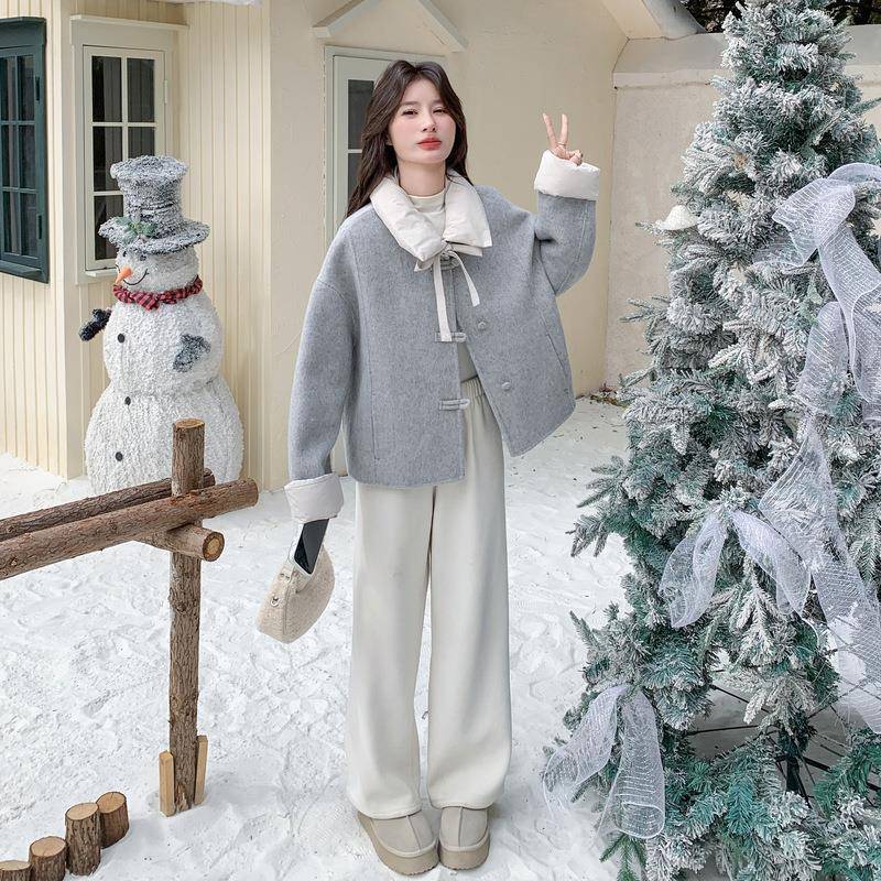 新品呢c196-815绒料绒内羽羽服胆绒