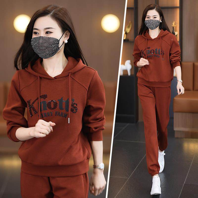时洋尚休闲76218710运套装女春秋季动新款减龄连帽束气脚裤卫衣两,运动服/休闲服装,运动套装,淘宝优惠券,粉丝福利购,淘宝优惠卷