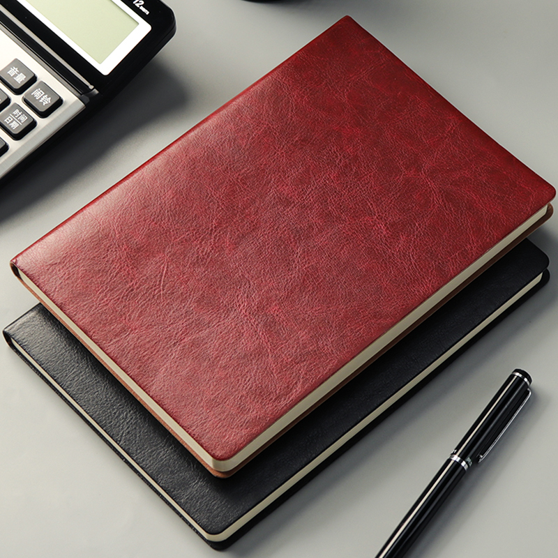 笔记本本子皮面本软皮高颜值