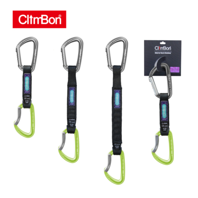 UIAA认证ClimBon快挂大力马宽窄带先锋攀岩挂绳管门锁具CE认证