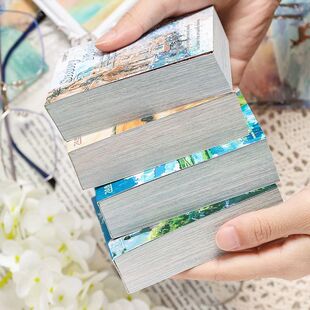 200 sheet Four Seasons Landscape material paper Decor Diary