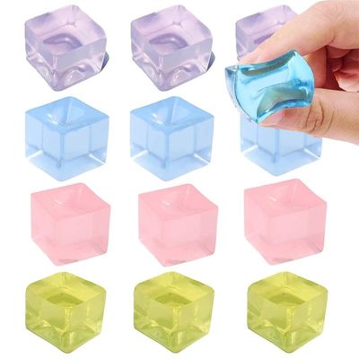 Squishy Ice Cube Fidget Stress Relief Squeeze Toy Adults Kid