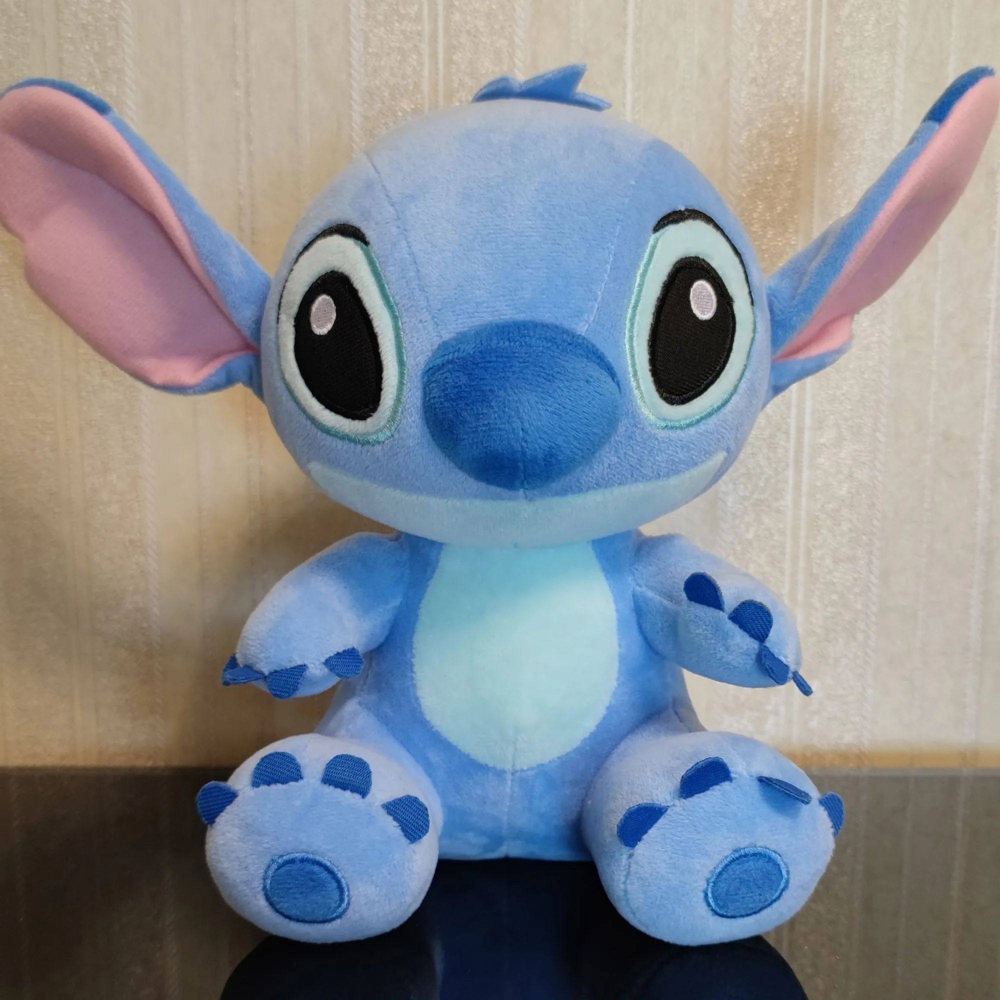 Hot  Cartoon Blue Pink Stitch Plush Dolls Anime Toys Lilo an