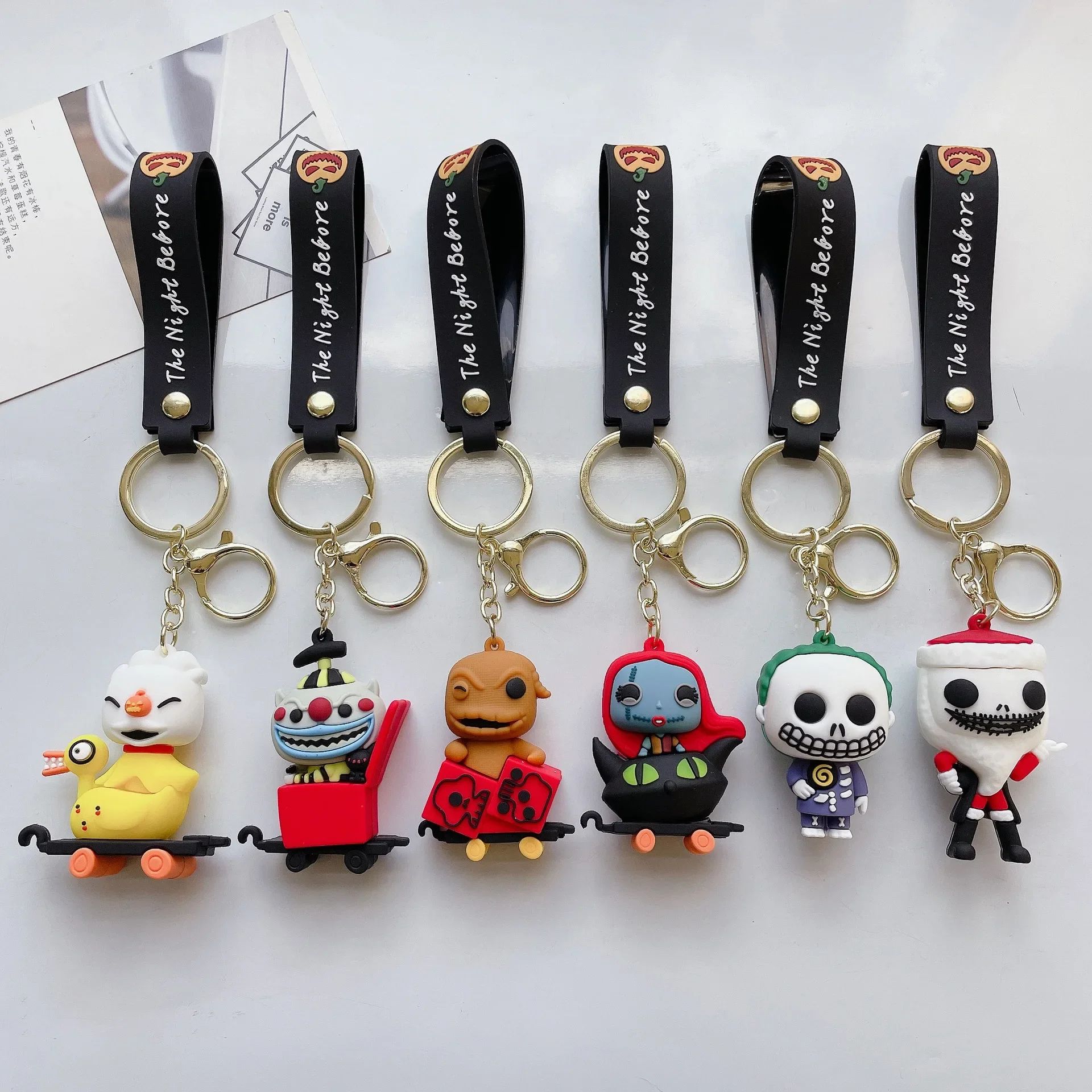 Creative  The Nightmare Before Christmas Keychain Jack Sally
