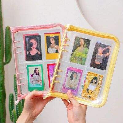 A5 Zipper Kpop Photocard Binder DIY Photocard Collect Book P