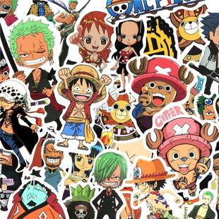 ONE PIECE Stickers set for PVC Anime Cartoon 50pcs Luffy