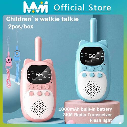 Kids Walkie Talkie 2PCS Electronic Toys Children Spy Gadgets