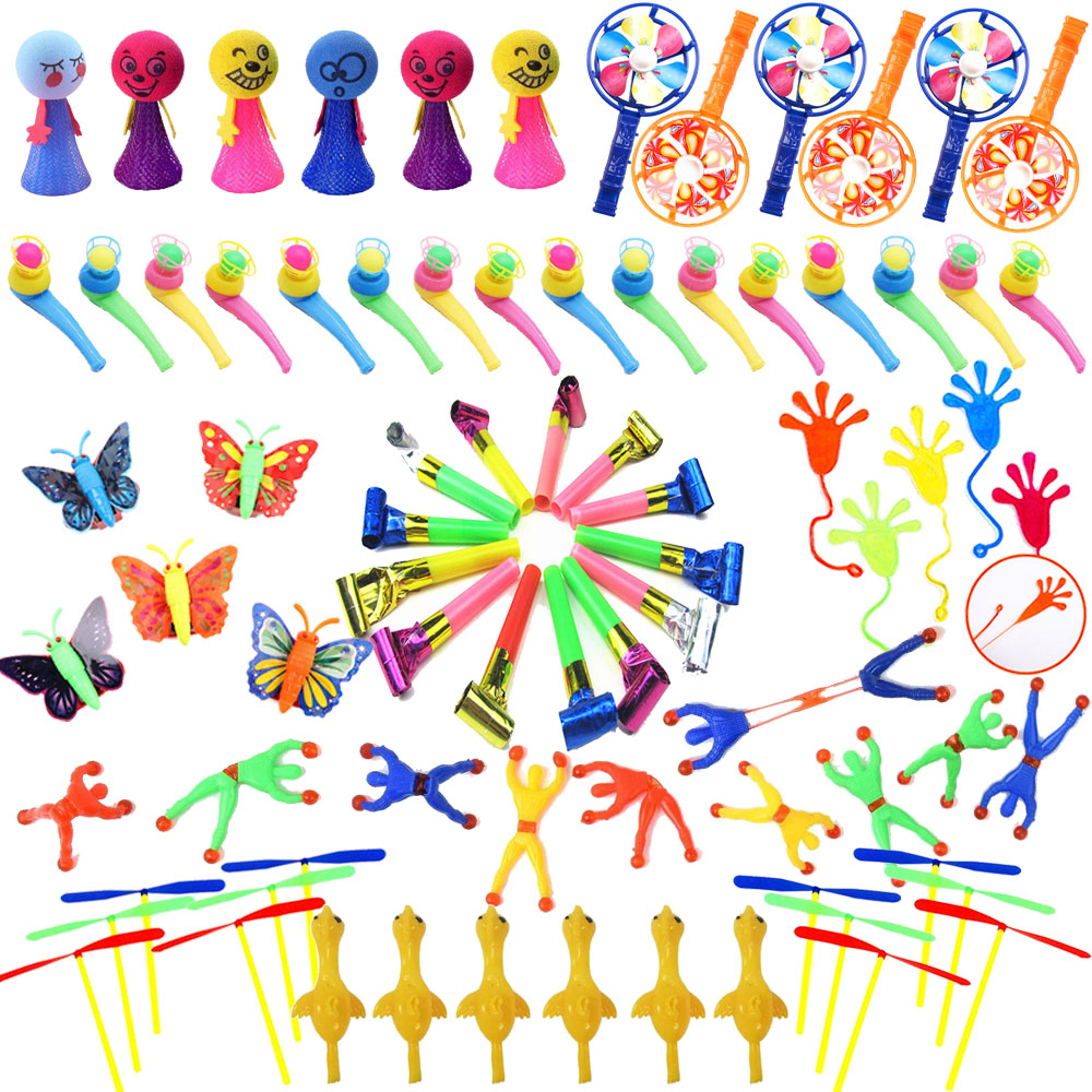 54Pcs Party Favors Toy Assortment Kids Carnival Prizes Hallo