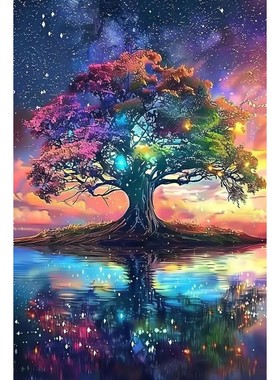 120/300/500/1000 Piece Tree of Life Wooden Jigsaw Puzzle for