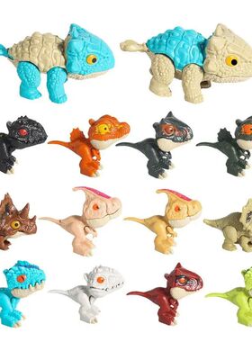 Finger Dinosaur Figure Jurassic Model Dino Park Toy for Chil