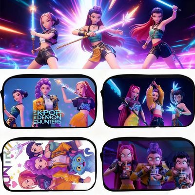 Hunter Kpop Student Pencil Case Large Cloth Bag For Girl Off