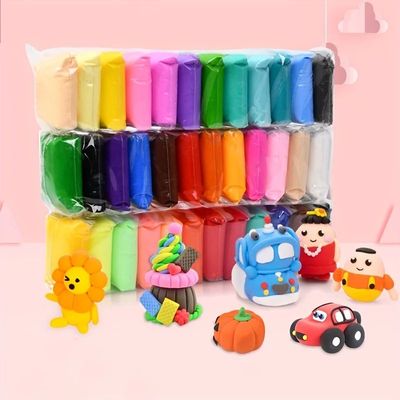 12/24/36pcs Magic Air Dry Clay Set - Non-Toxic Modeling Fun