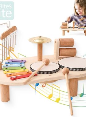 Baby Educational Toys Wooden Aeolian Bells Montessori Childr