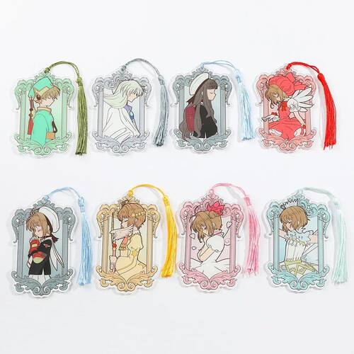 Cartoon Card Captor Sakura Bookmark Anime Tassels Stationery