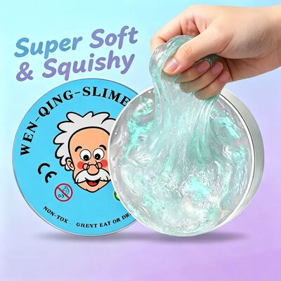Best Seller Old Man Crystal Slime Stress Relief Toy Transpar